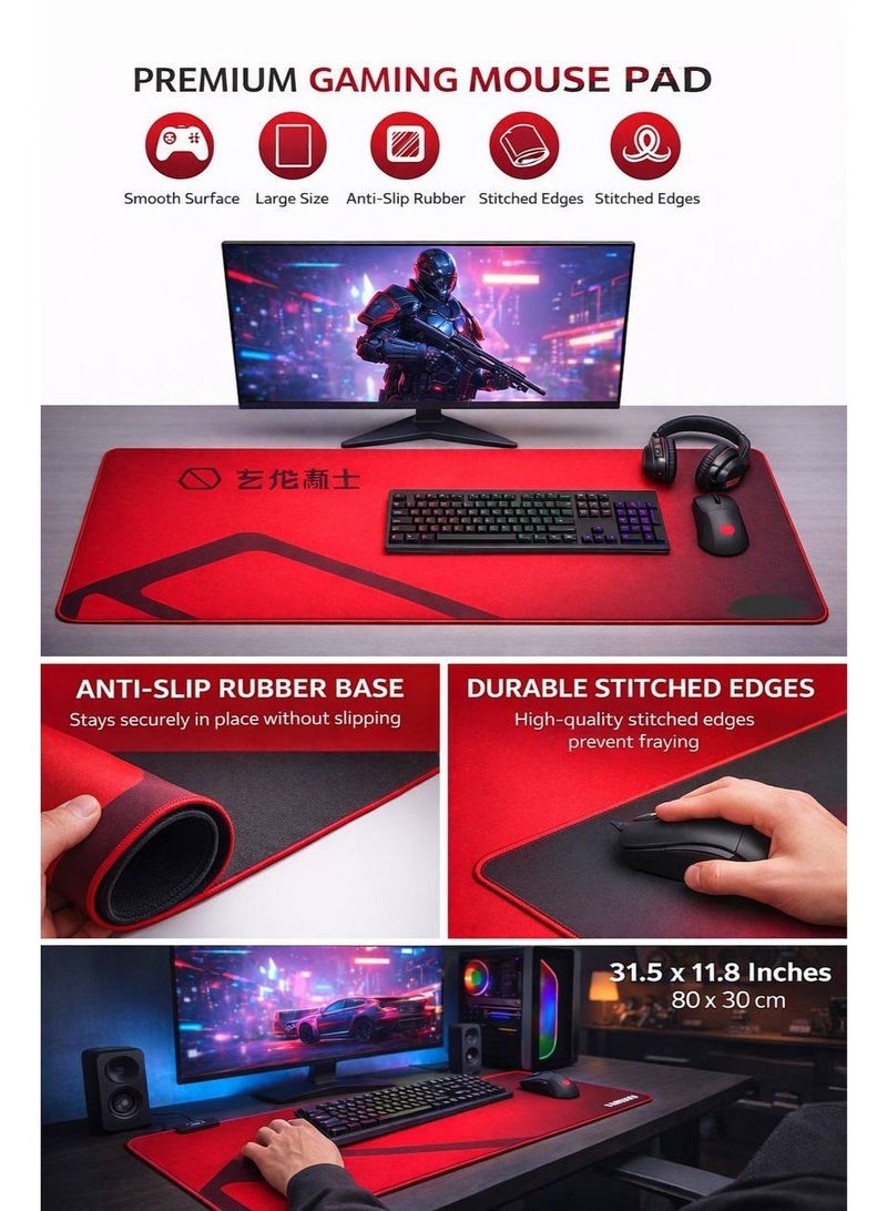 Large Extended Gaming Mouse Pad 700 x 400 × 3mm. - Image 2